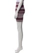 Alexander Wang Striped Mini Skirt