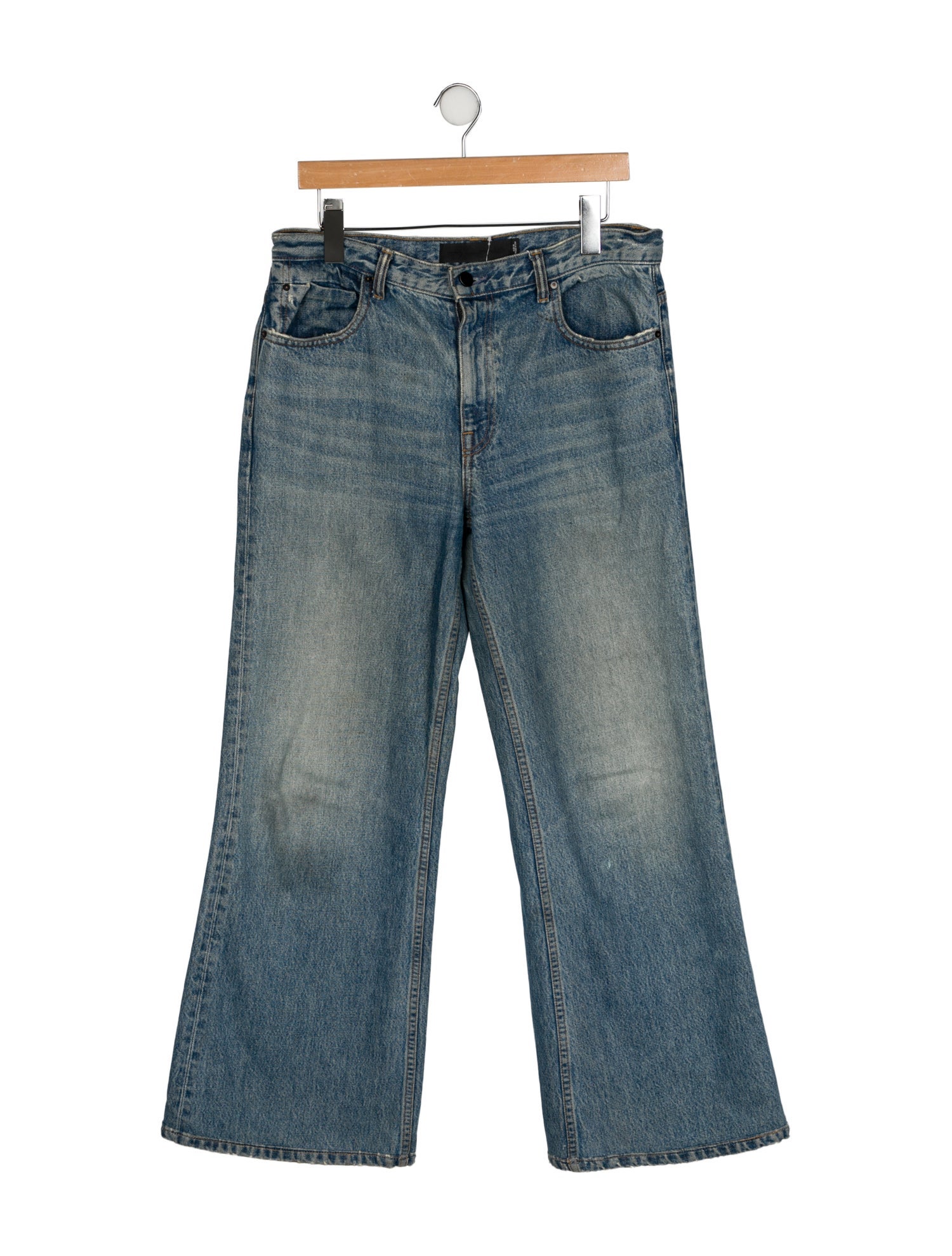 Alexander Wang High-Rise Wide Leg Jeans