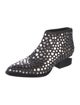 Alexander Wang Leather Polka Dot Print Boots