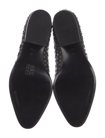 Alexander Wang Leather Polka Dot Print Boots