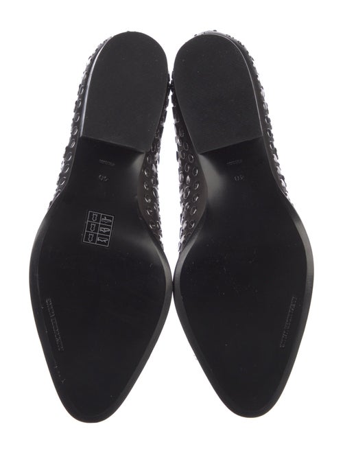 Alexander Wang Leather Polka Dot Print Boots