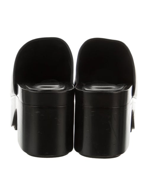 Alexander Wang Embossed Leather Cutout Accent Mules