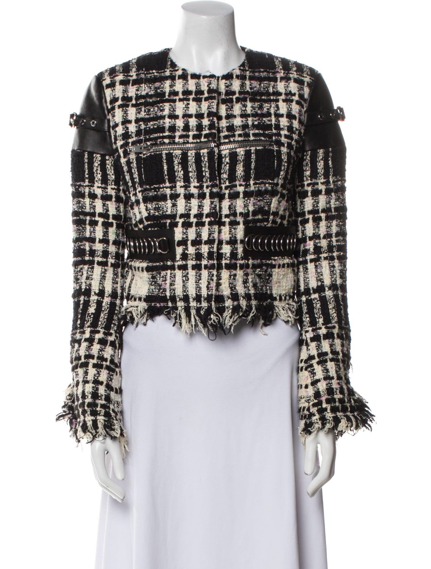Alexander Wang Tweed Pattern Jacket