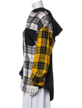 Alexander Wang Lambskin Plaid Print Jacket