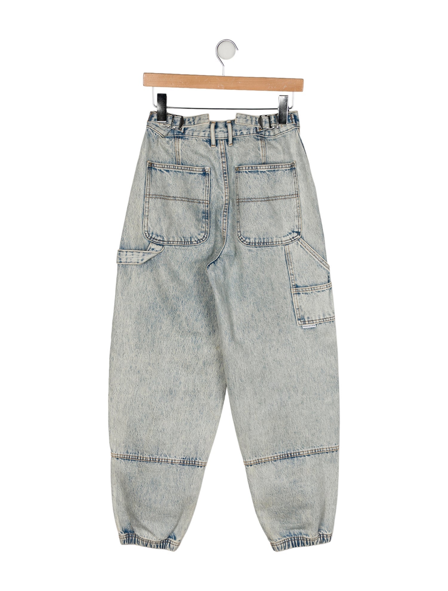 Alexander Wang High-Rise Straight Leg Jeans