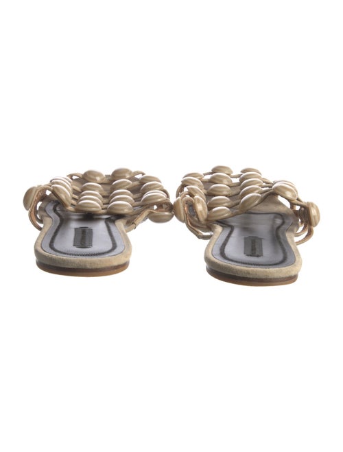 Alexander Wang Suede Studded Accents Mules