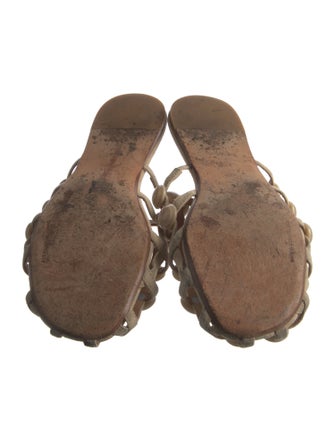 Alexander Wang Suede Studded Accents Mules