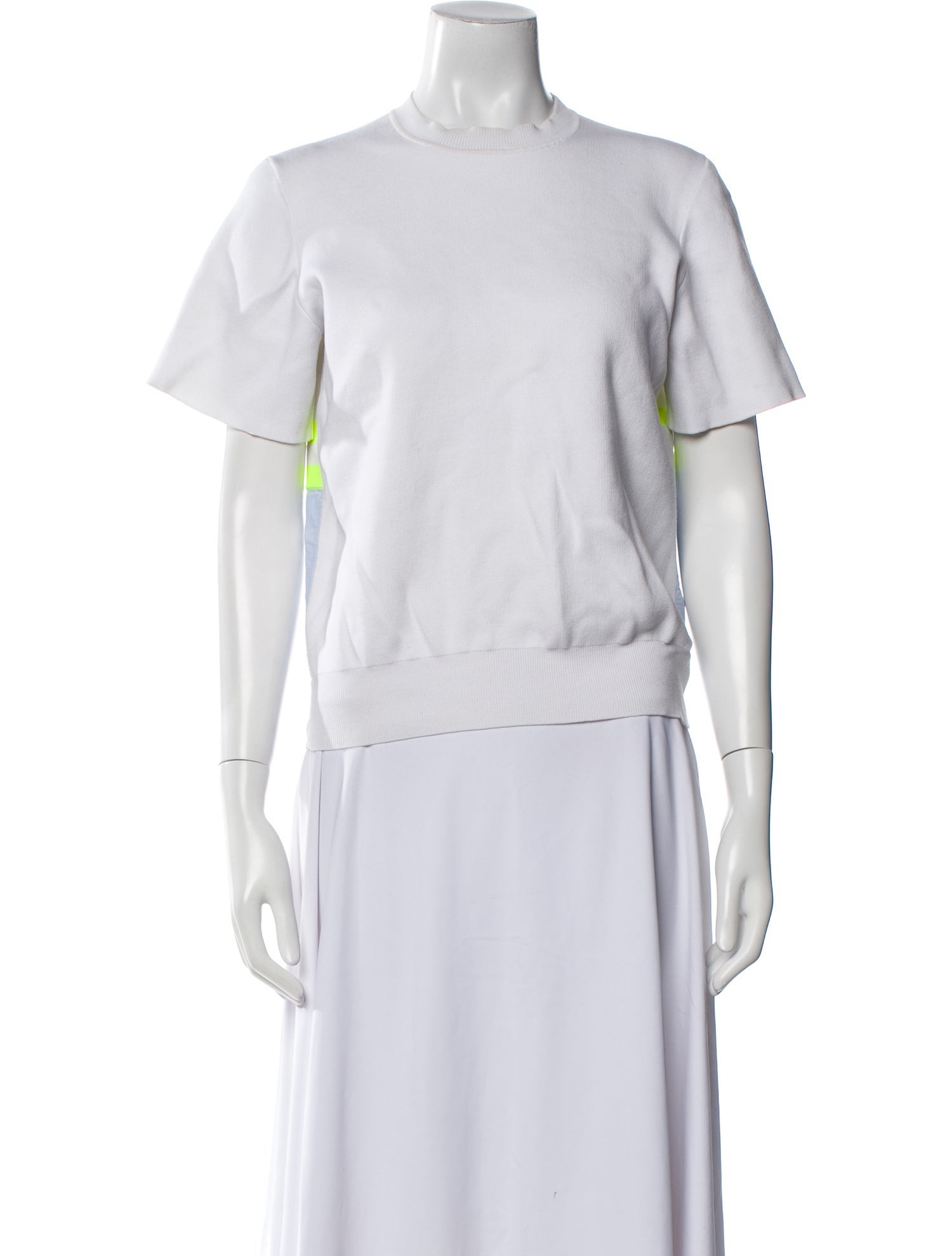 Alexander Wang Mock Neck Short Sleeve T-Shirt