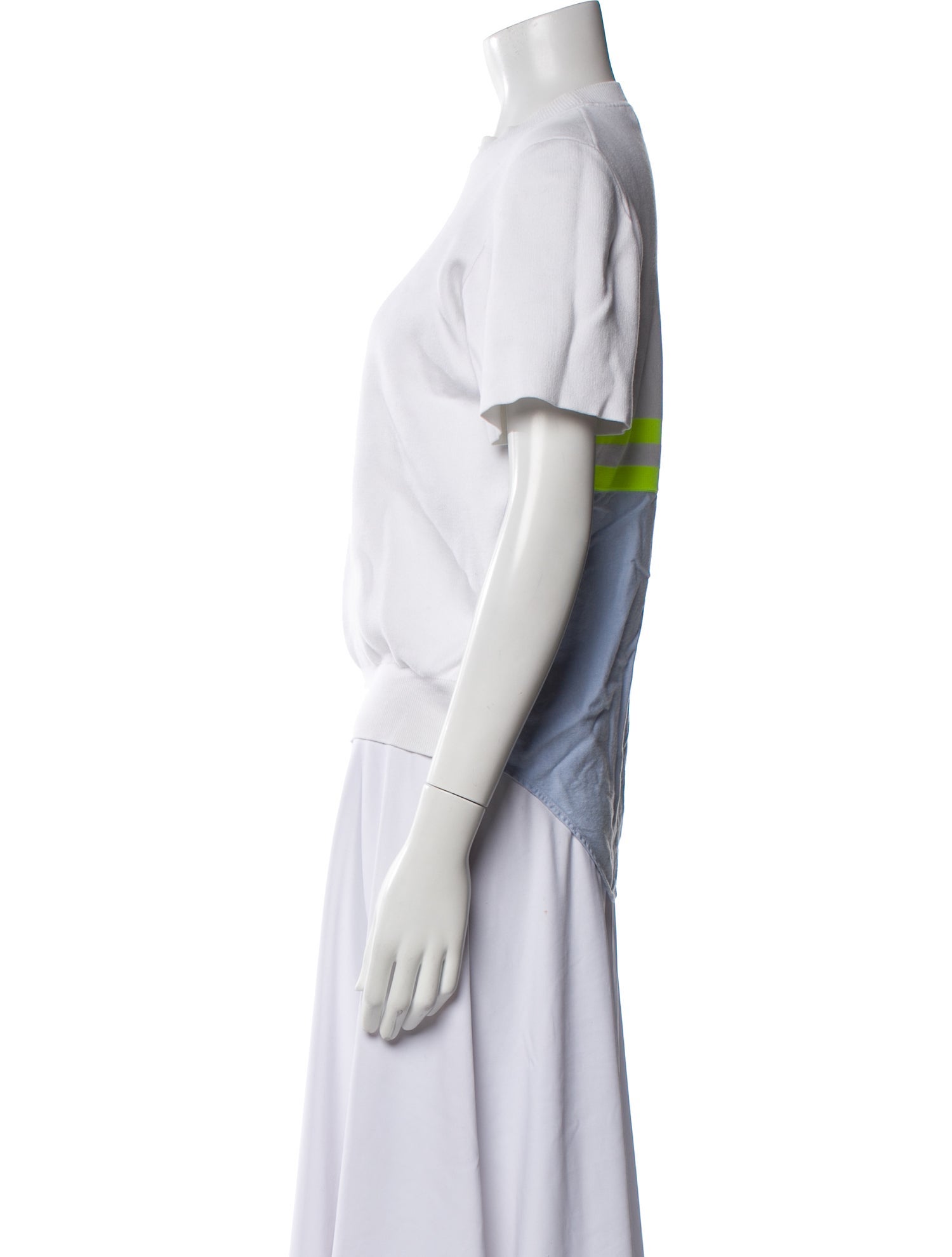 Alexander Wang Mock Neck Short Sleeve T-Shirt