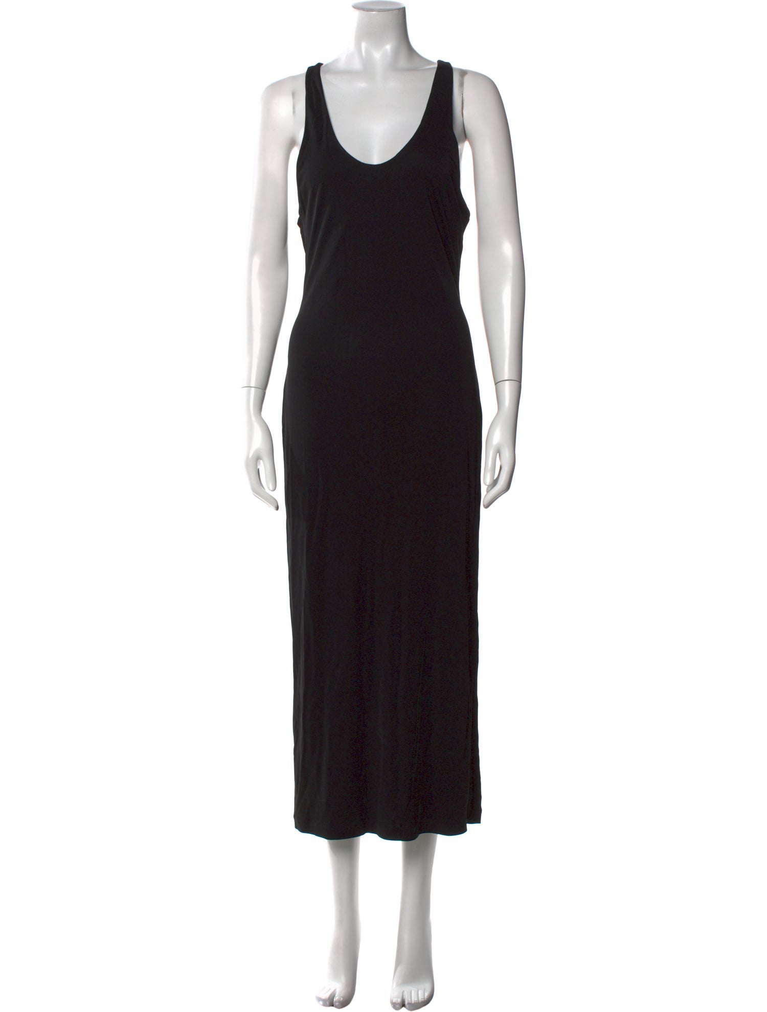 T by Alexander Wang Scoop Neck Long Dress