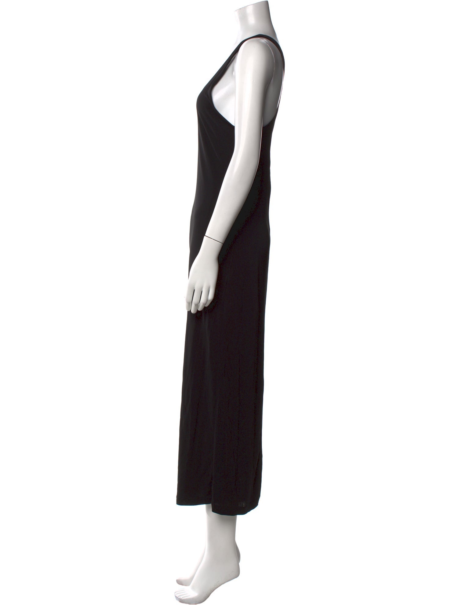 T by Alexander Wang Scoop Neck Long Dress