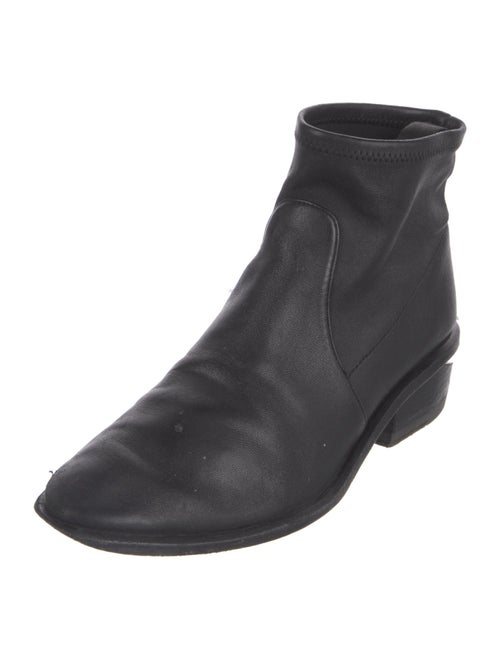 Alexander Wang Leather Whipstitch Trim Boots