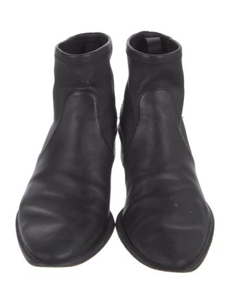 Alexander Wang Leather Whipstitch Trim Boots