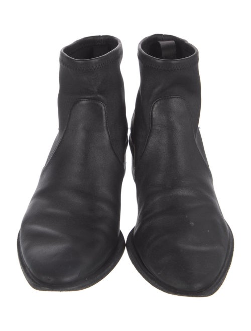 Alexander Wang Leather Whipstitch Trim Boots