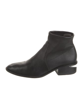 Alexander Wang Leather Sock Boots