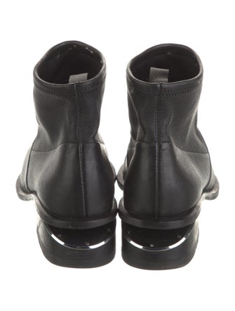 Alexander Wang Leather Sock Boots