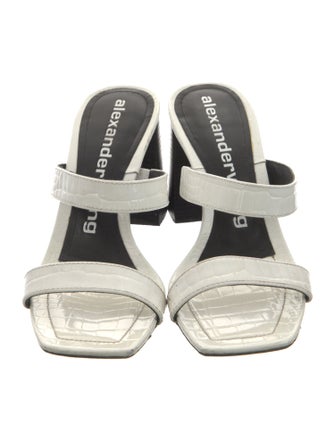 Alexander Wang Leather Slides