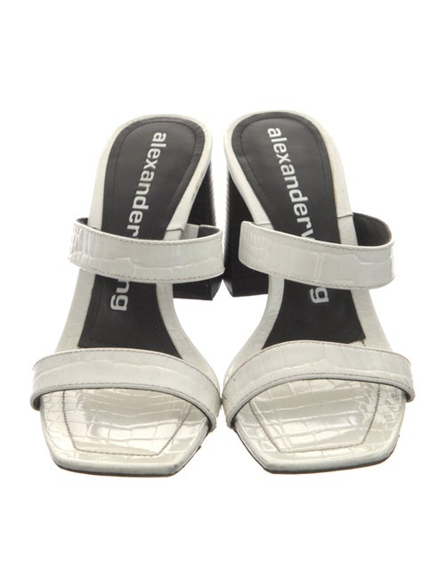 Alexander Wang Leather Slides