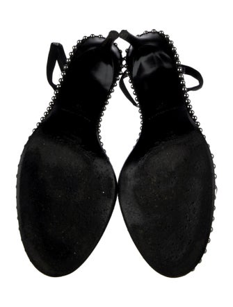 Alexander Wang Leather Studded Accents Slingback Sandals