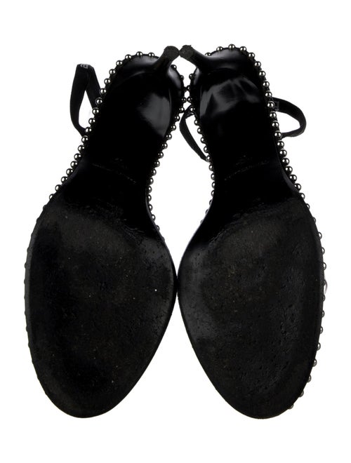 Alexander Wang Leather Studded Accents Slingback Sandals