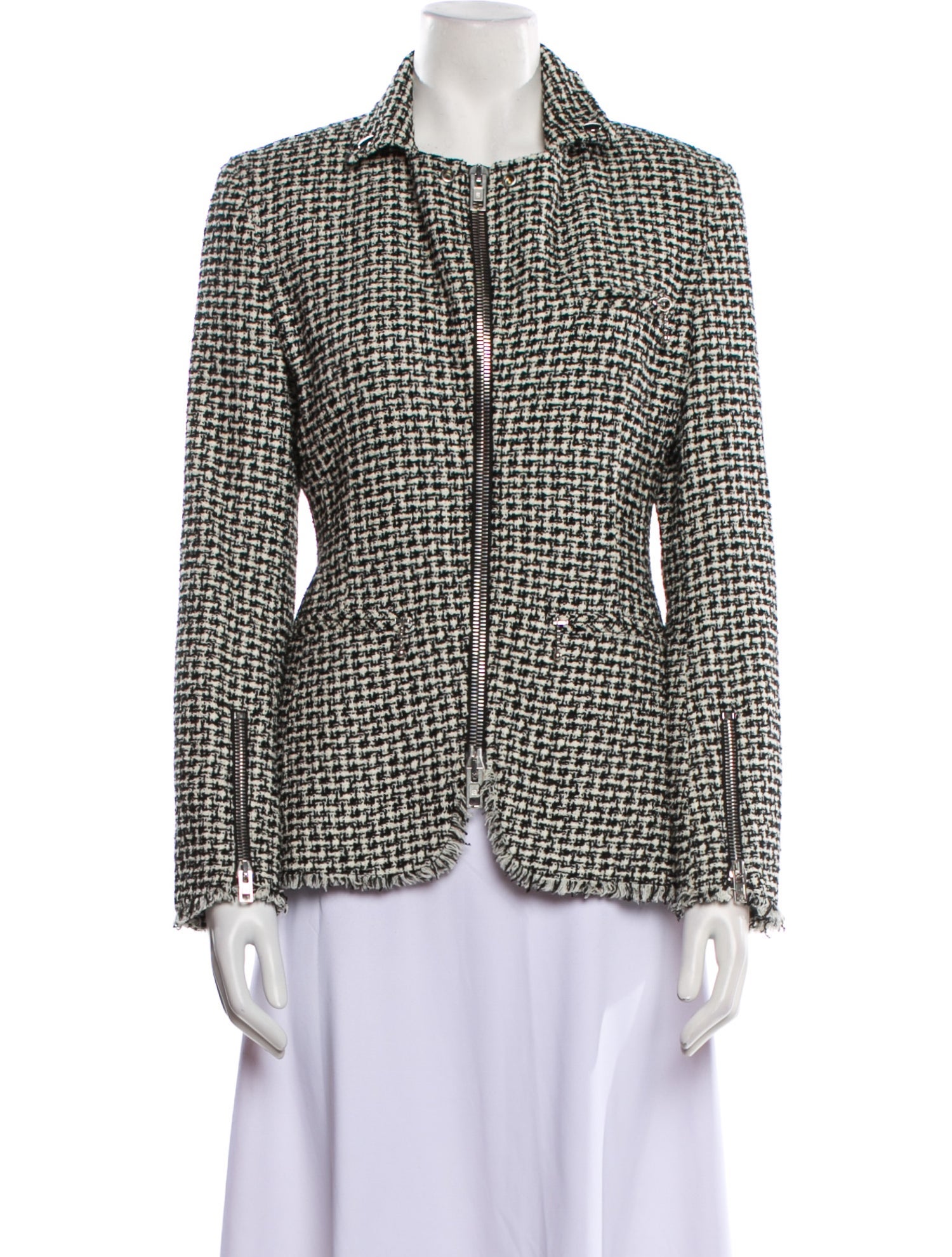 Alexander Wang Houndstooth Print Blazer