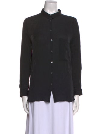 Alexander Wang Long Sleeve Button-Up Top