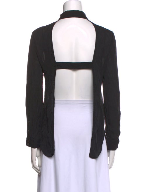 Alexander Wang Long Sleeve Button-Up Top