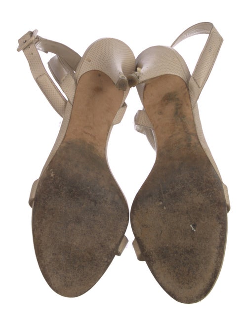 Alexander Wang Leather Animal Print Sandals