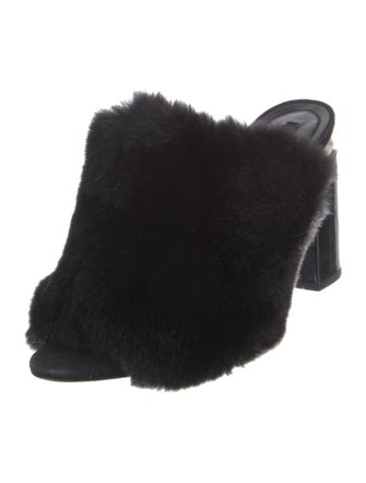 Alexander Wang Shearling Slides