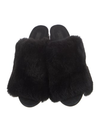 Alexander Wang Shearling Slides