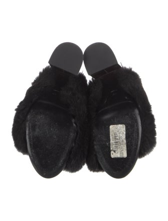 Alexander Wang Shearling Slides