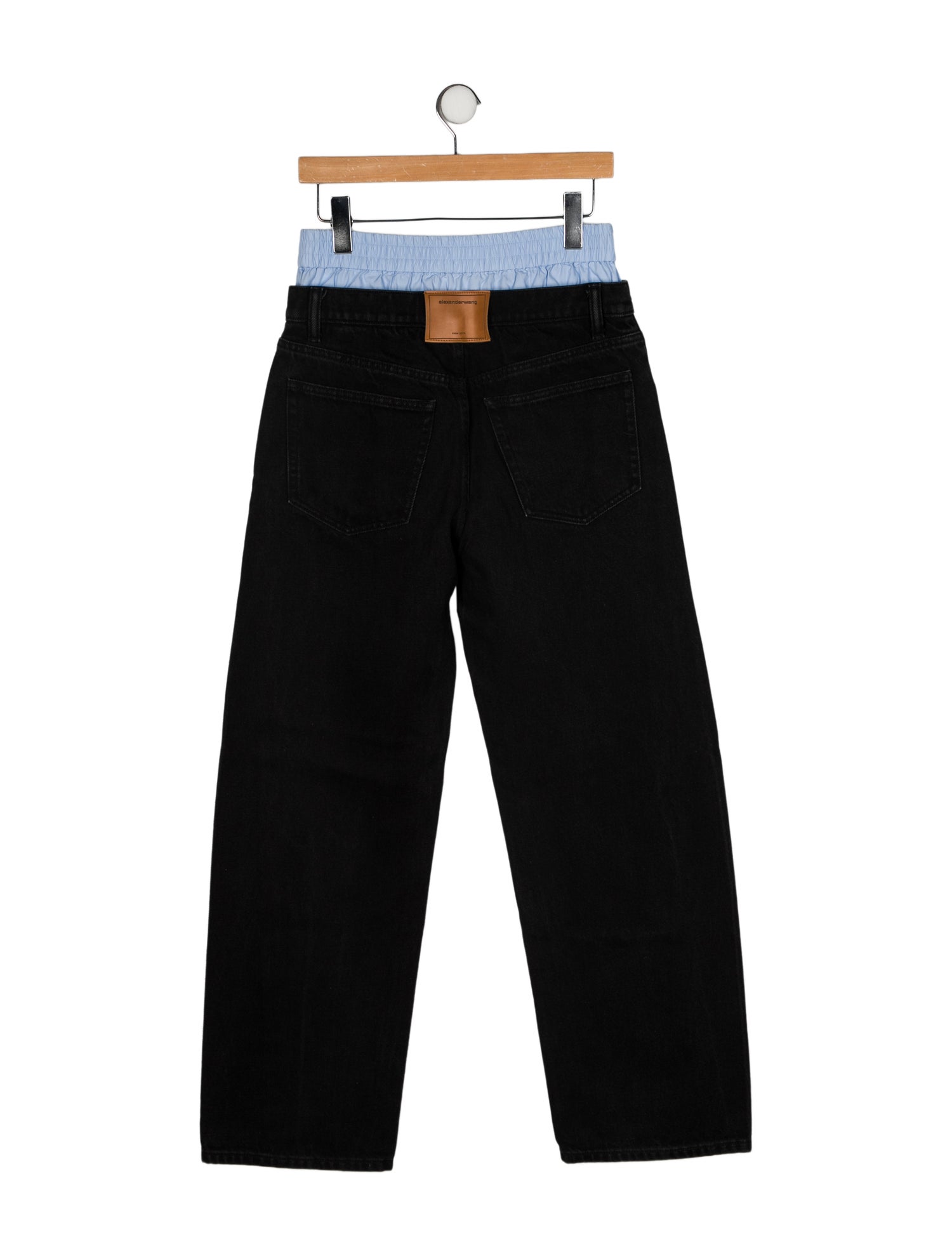 Alexander Wang High-Rise Wide Leg Jeans