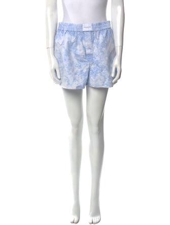 Alexander Wang Printed Mini Shorts