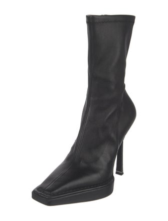 Alexander Wang Leather Sock Boots