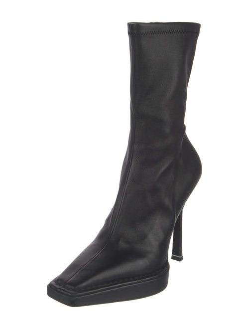 Alexander Wang Leather Sock Boots