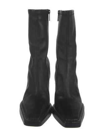 Alexander Wang Leather Sock Boots