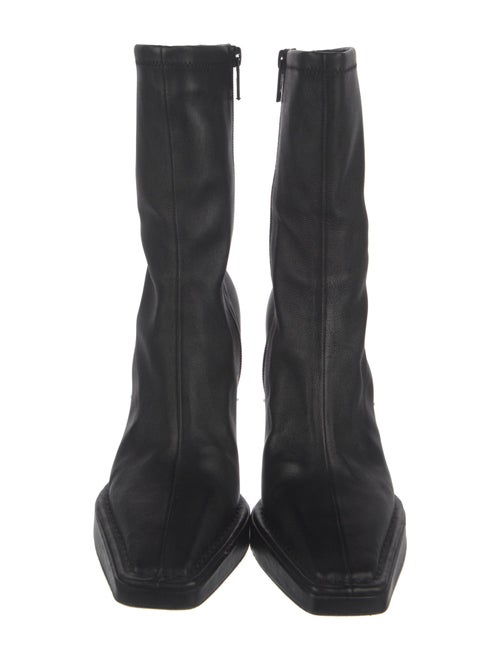 Alexander Wang Leather Sock Boots