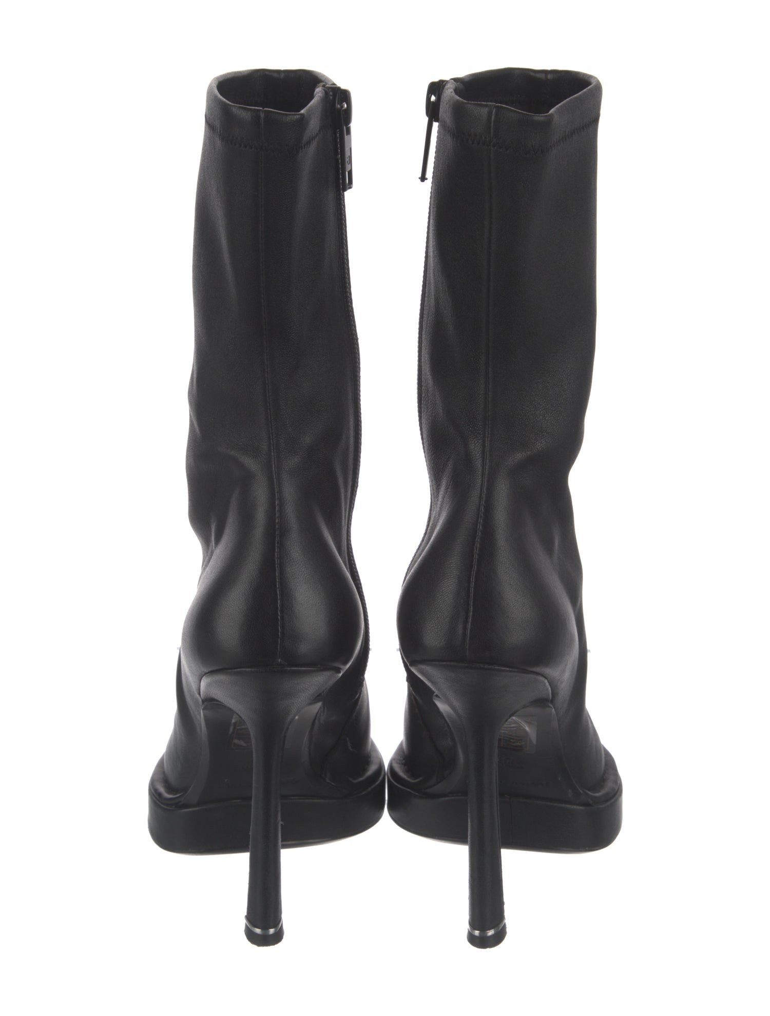 Alexander Wang Leather Sock Boots