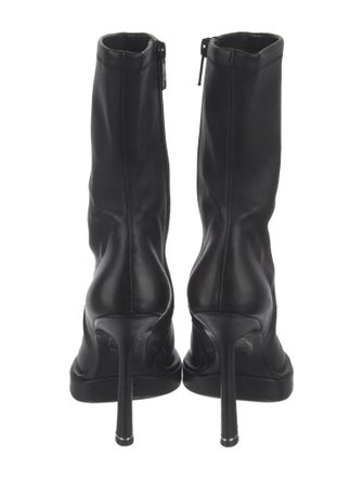 Alexander Wang Leather Sock Boots
