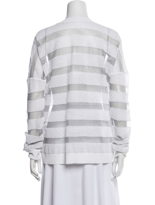 Alexander Wang Striped Crew Neck Tunic