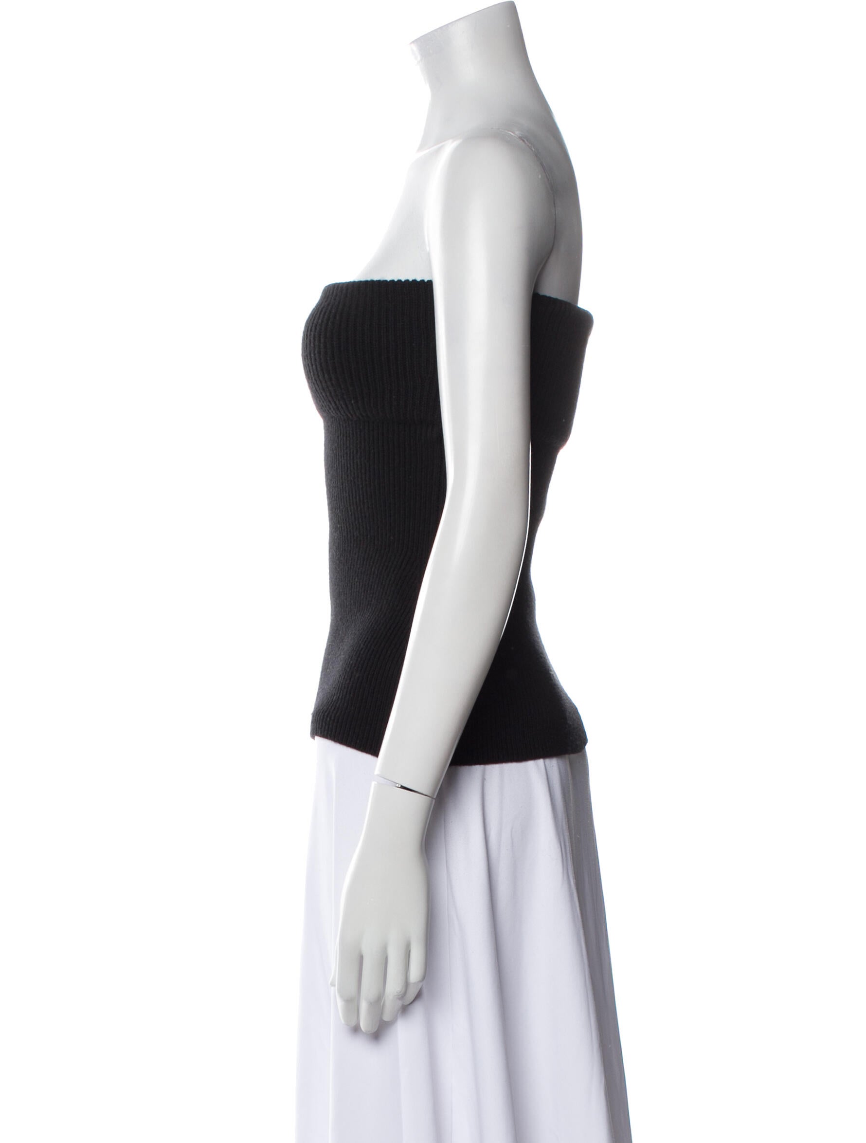 Alexander Wang Strapless Crop Top