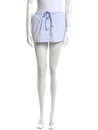 Alexander Wang Striped Mini Shorts