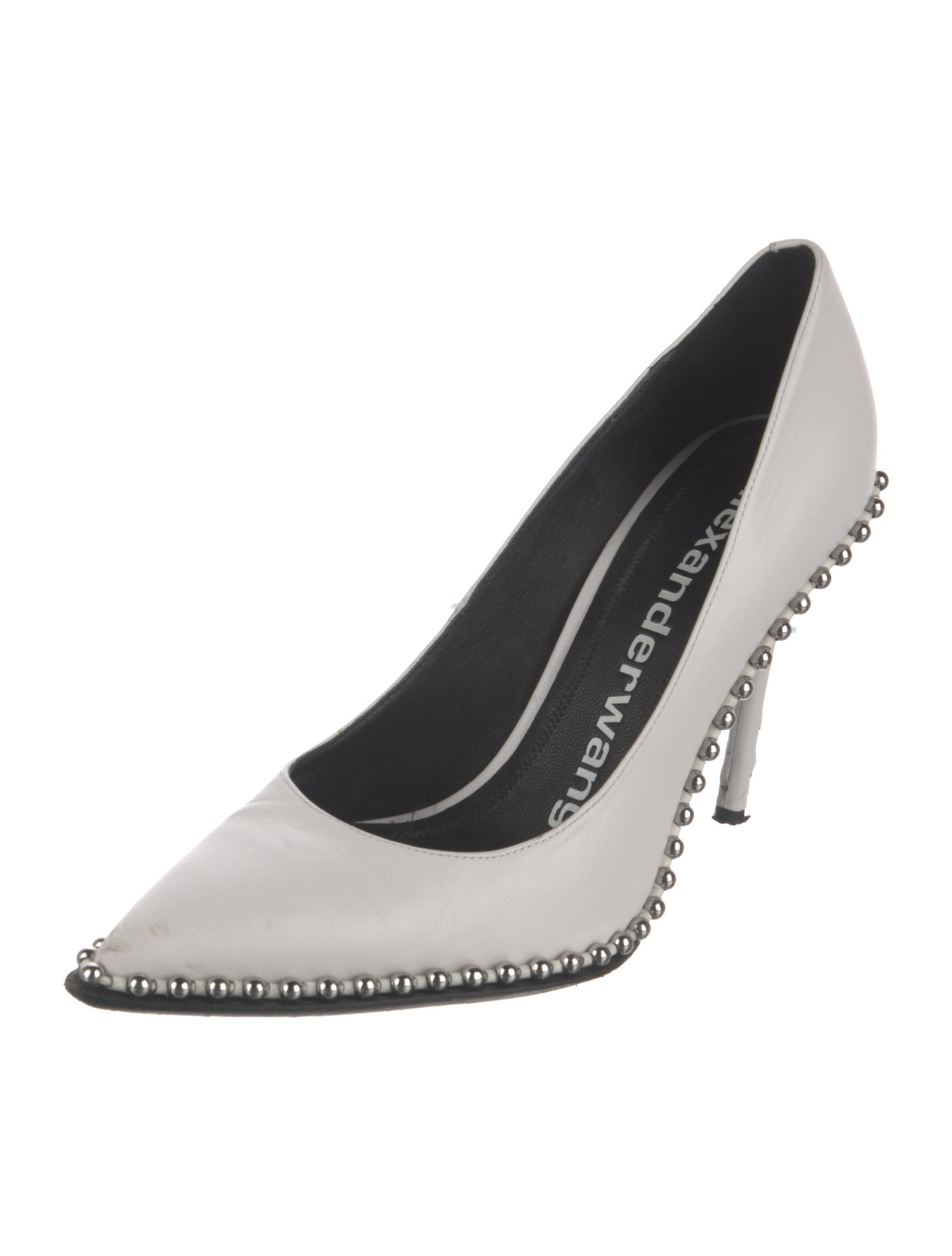 Alexander Wang Leather Beaded Accents Pumps