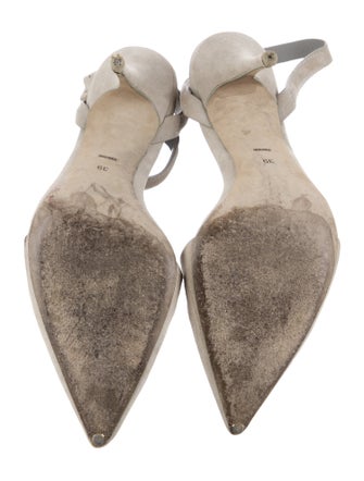 Alexander Wang Suede D'Orsay Pumps