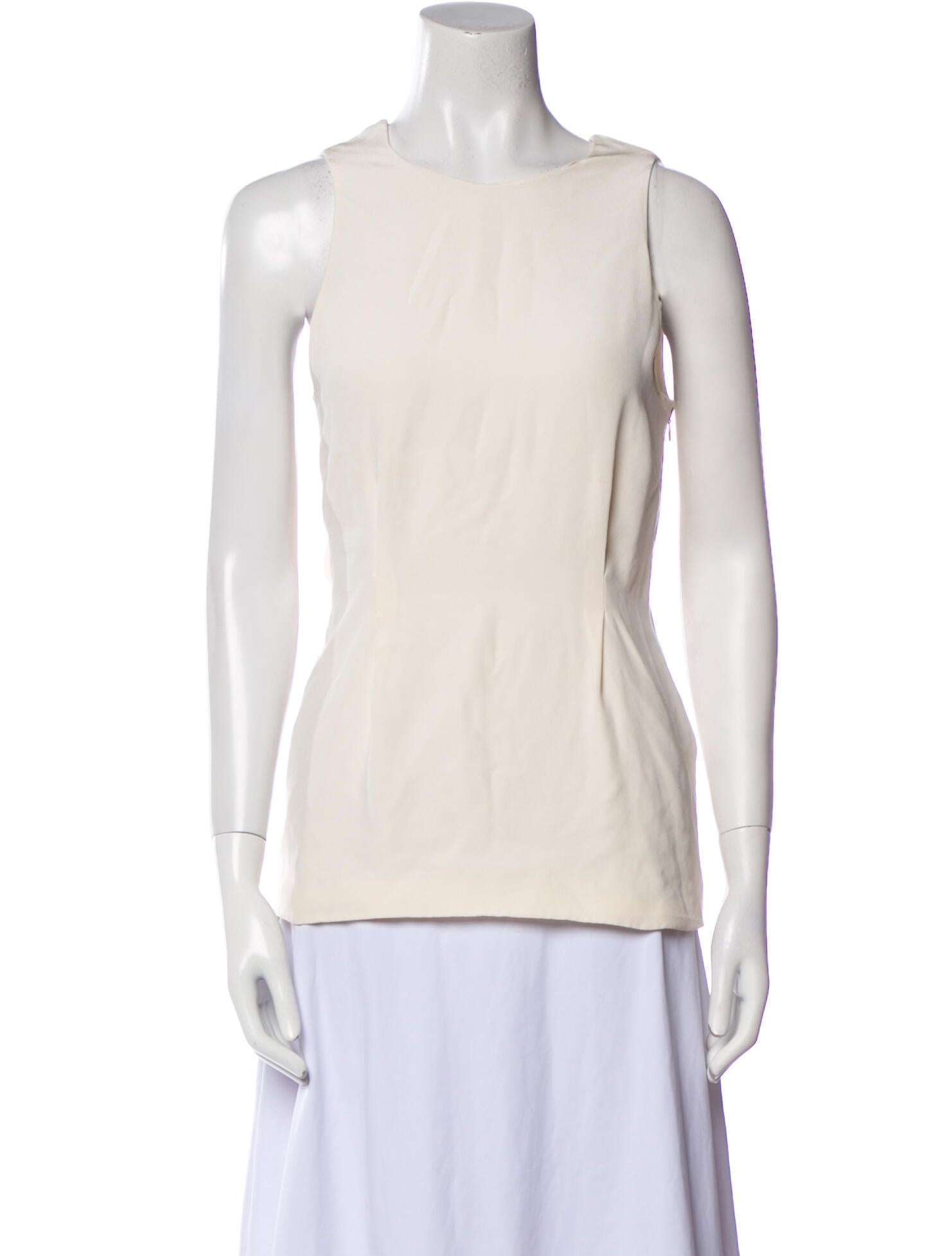 Alexander Wang Silk Crew Neck Top