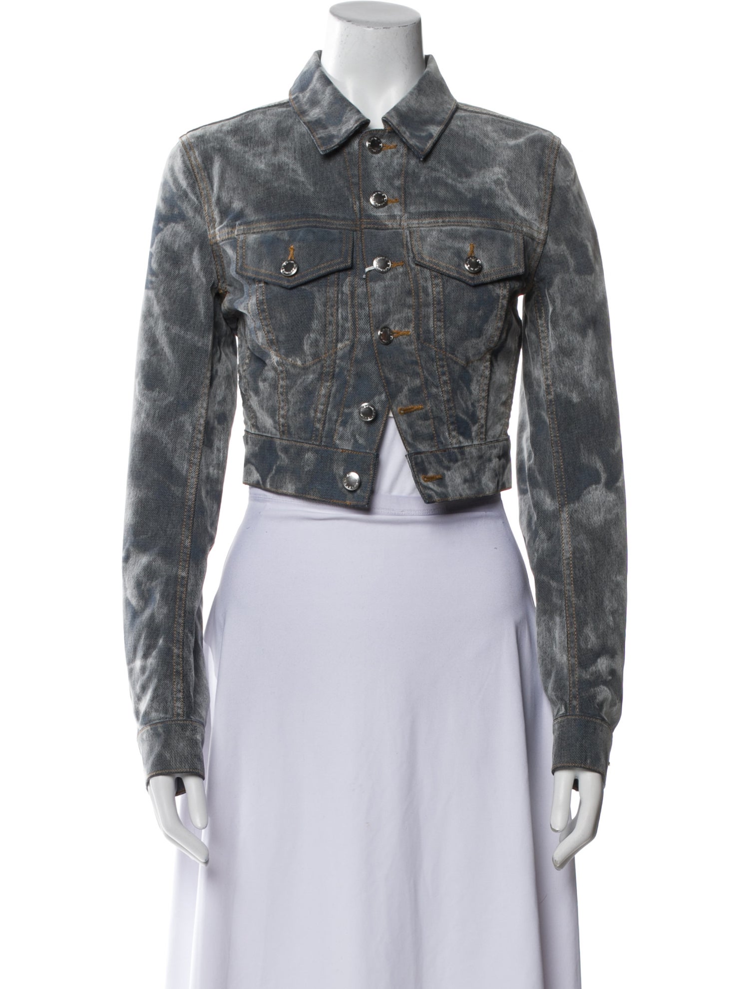 Alexander Wang Printed Denim Jacket w/ Tags