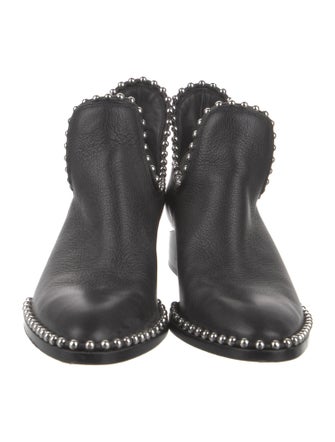 Alexander Wang Leather Studded Accents Boots
