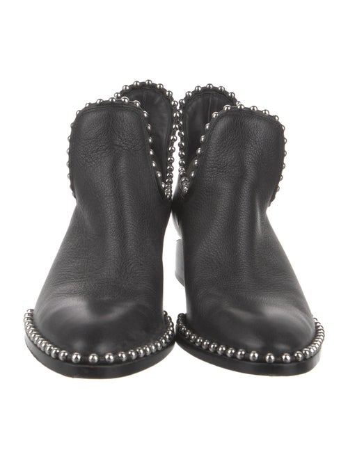 Alexander Wang Leather Studded Accents Boots
