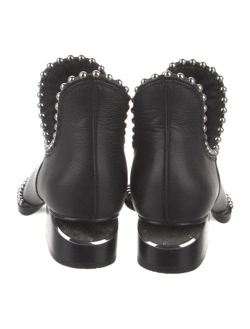 Alexander Wang Leather Studded Accents Boots
