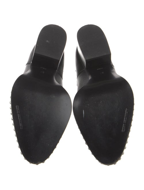 Alexander Wang Leather Studded Accents Boots